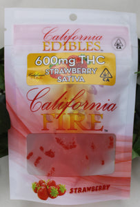 California Fire 600mg "STRAWBERRY" THC Edible