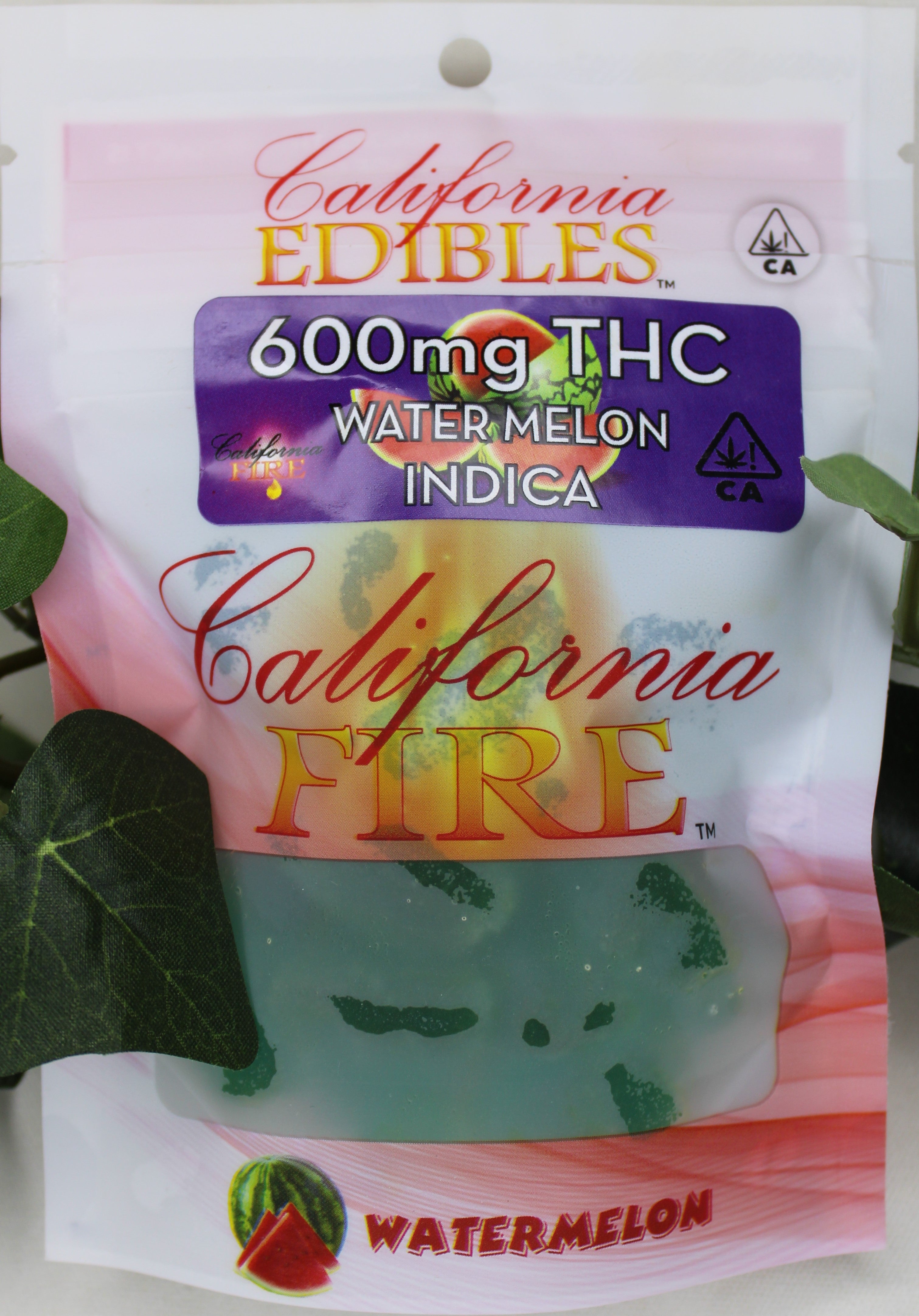 California Fire 600mg "Watermelon" THC Edible