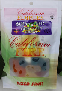 California Fire 600mg "Mixed Fruit" THC Edible