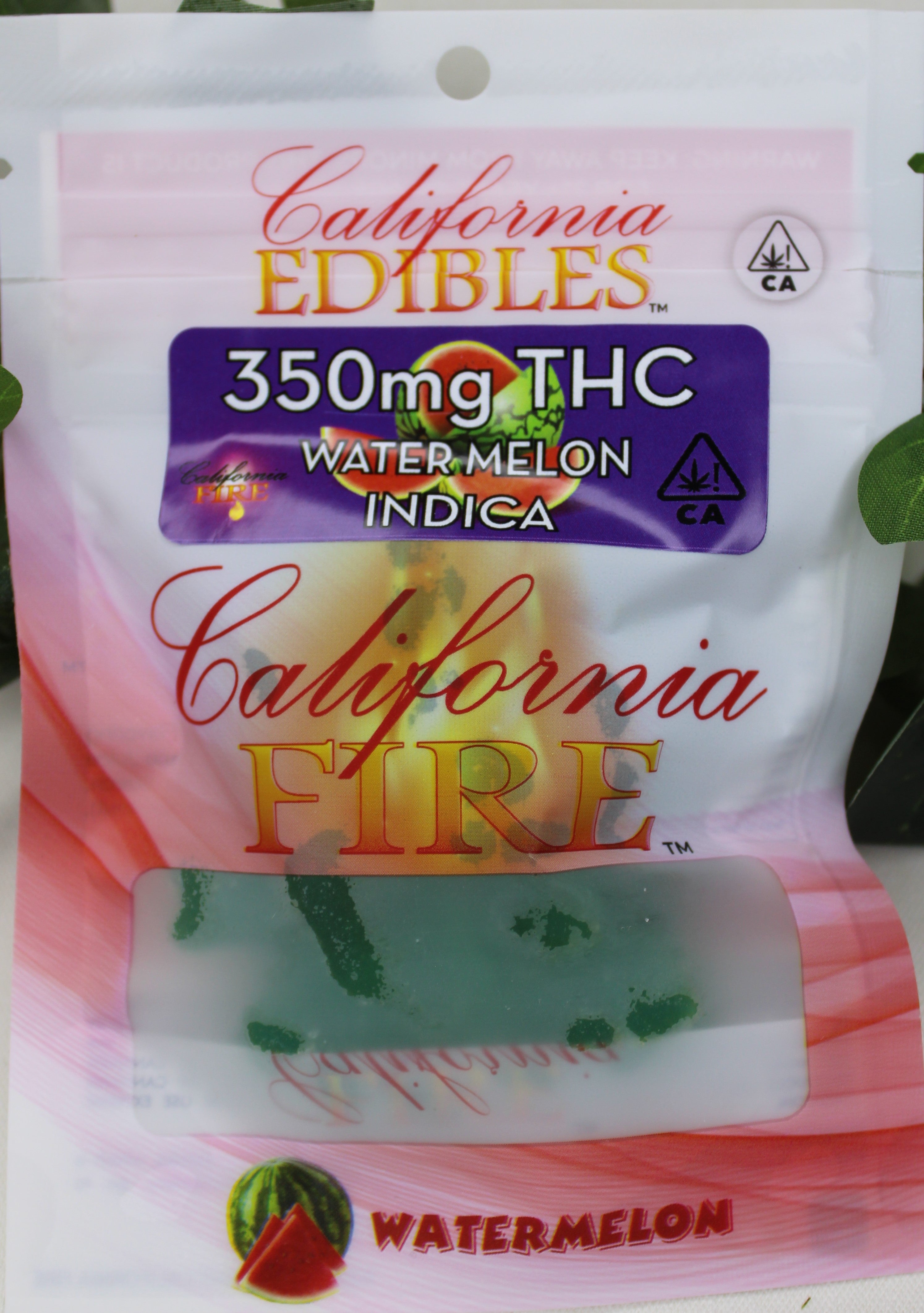 California Fire 350mg "Watermelon" THC Edible