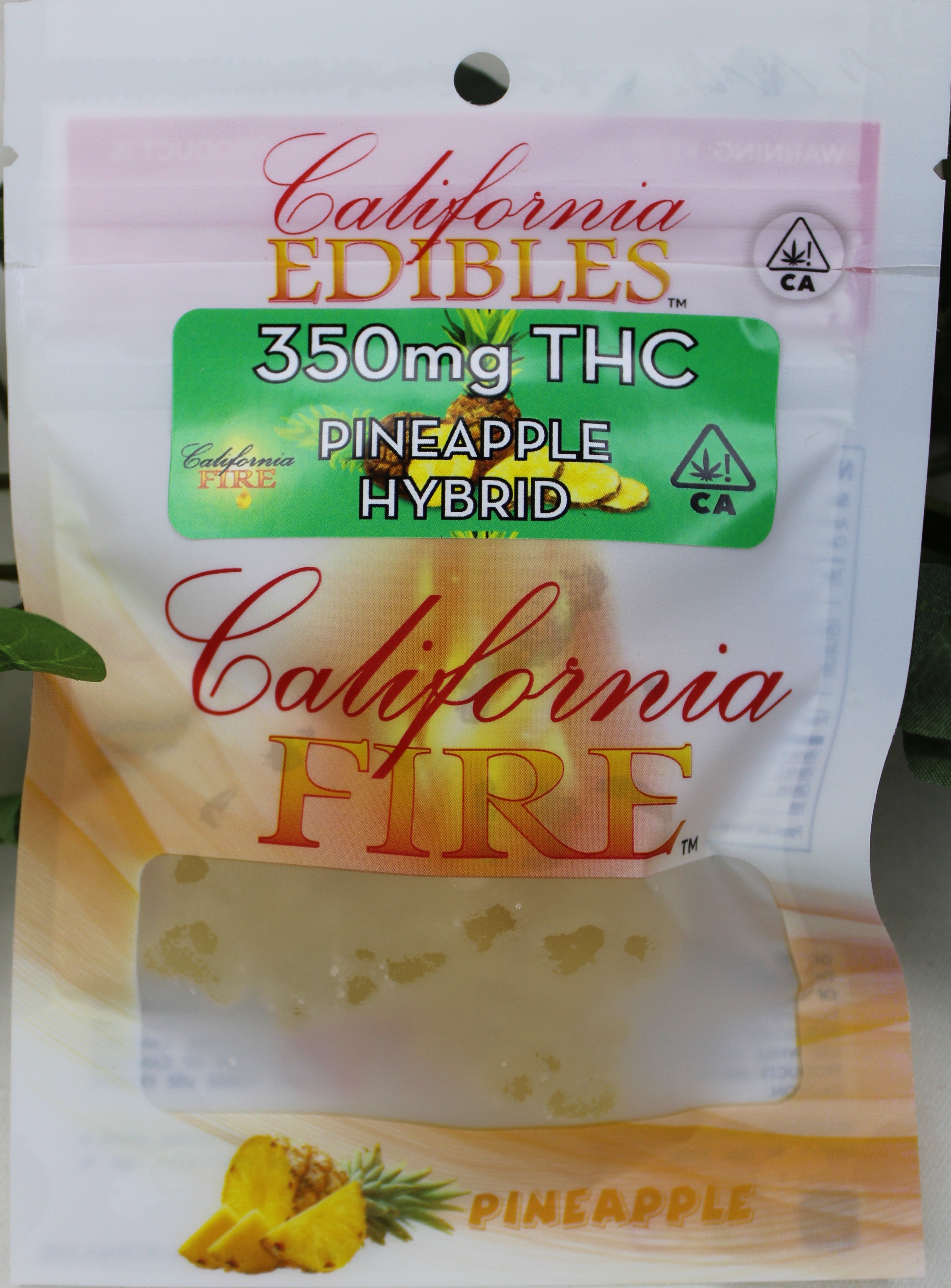 California Fire 350mg "Pineapple" THC Edible
