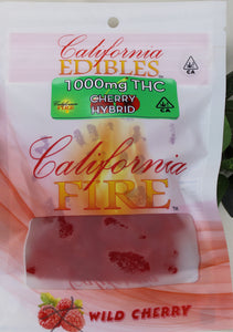 California Fire 1000mg "Cherry" Hyrbid THC Edible