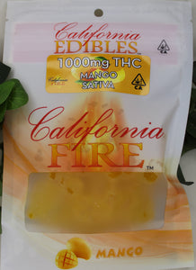 California Fire 1000mg "Mango" Sativa  THC Edible