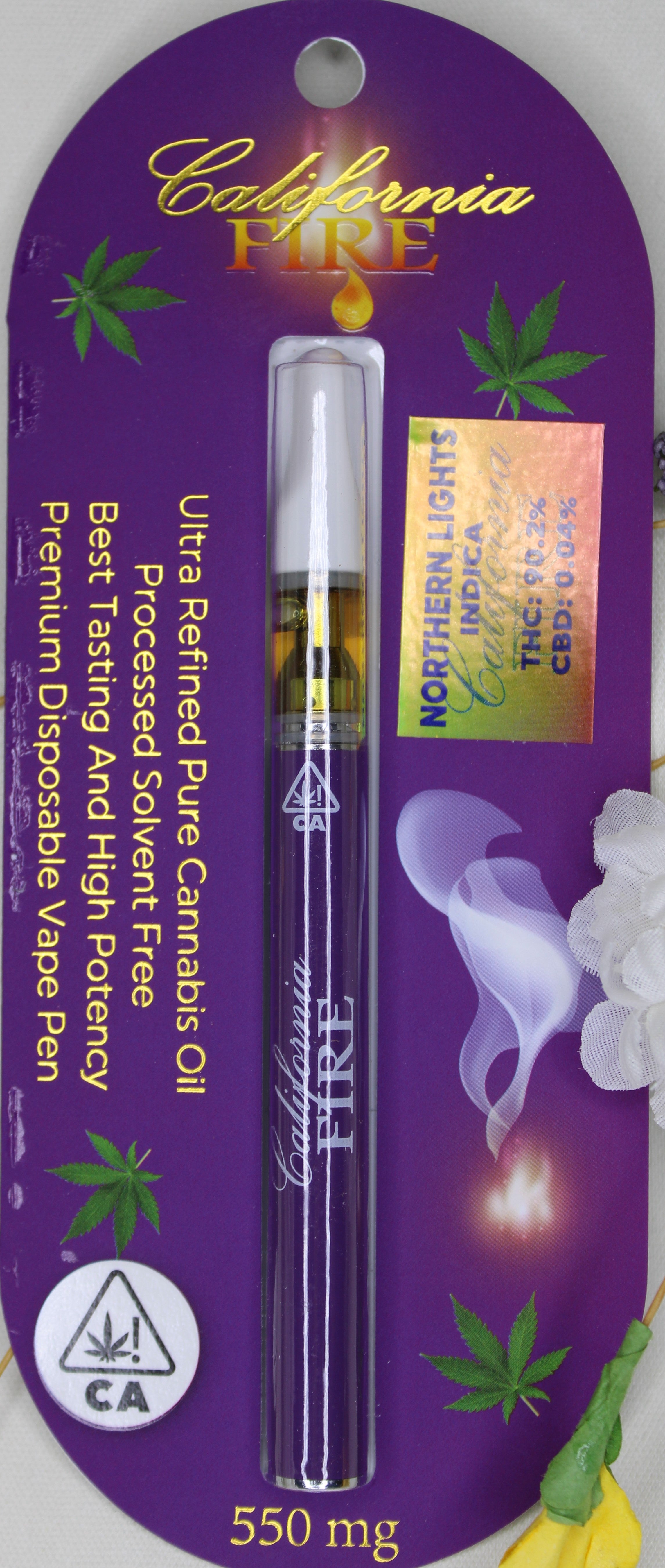California Fire "Northern Lights" Disposable Cartridges (550 mg) Greenmedsupply California Fire "Northern Lights" Disposable Cartridges (550 mg) Greenmedsupply