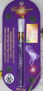 California Fire "King Louis XIII" Disposable Cartridges (550 mg) Greenmedsupply California Fire "King Louis XIII" Disposable Cartridges (550 mg) Greenmedsupply