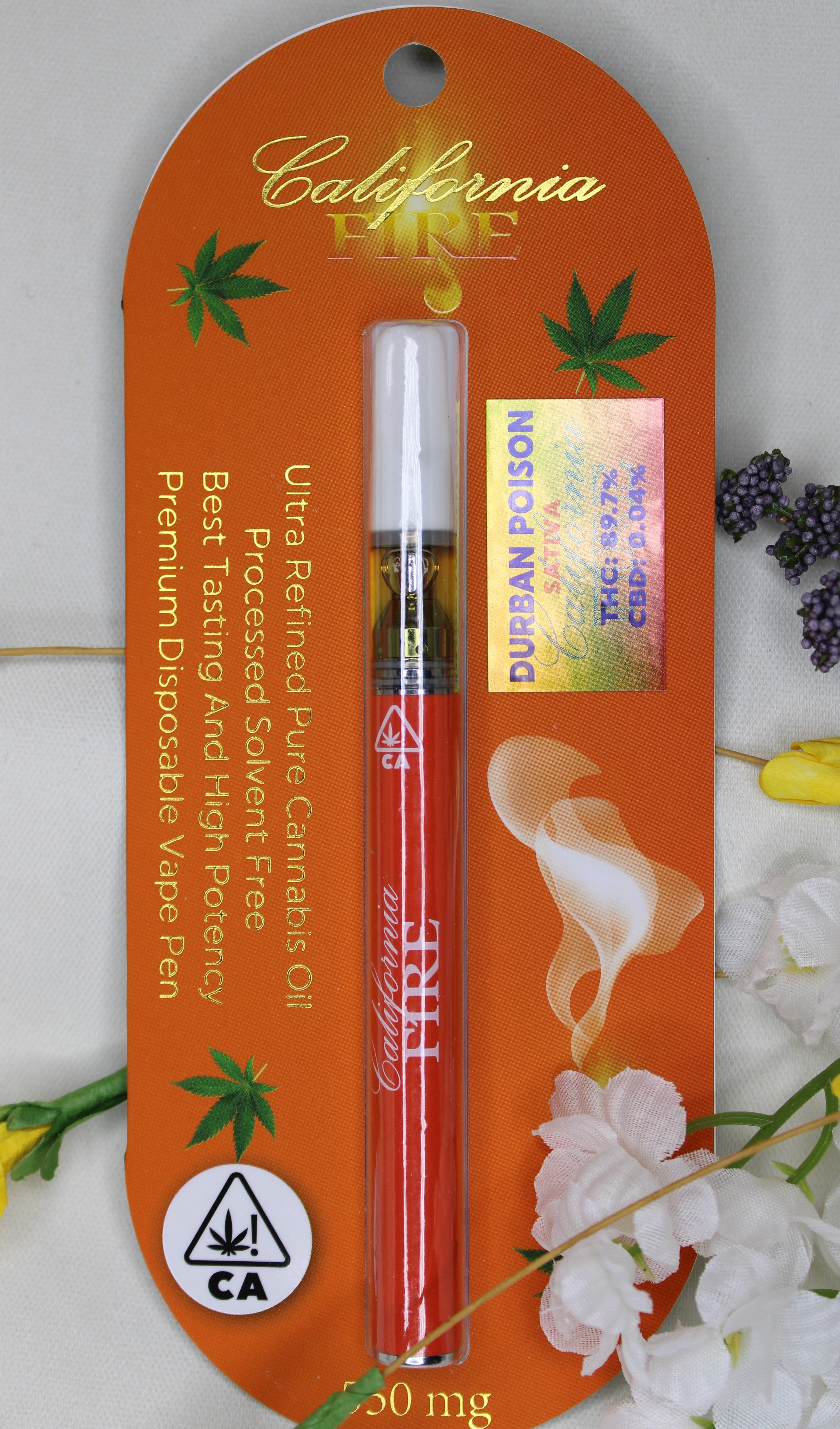 California Fire "Durban Poison" Disposable Cartridges (550 mg) Greenmedsupply California Fire "Durban Poison" Disposable Cartridges (550 mg) Greenmedsupply