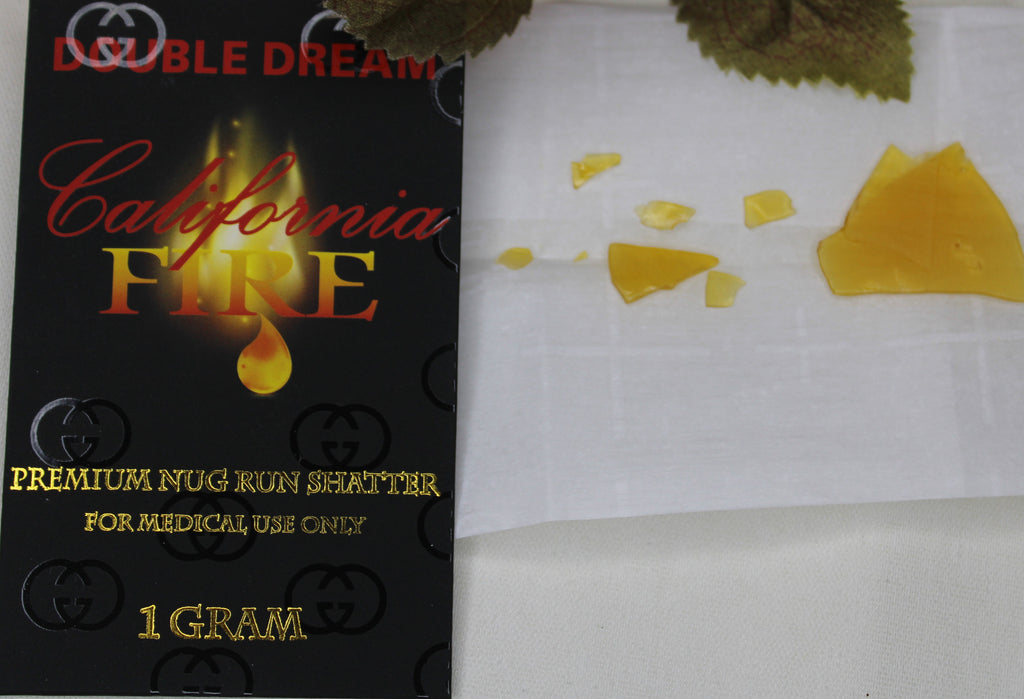 California Fire Premium Nug Run Shatter "Double Dream" (1g)