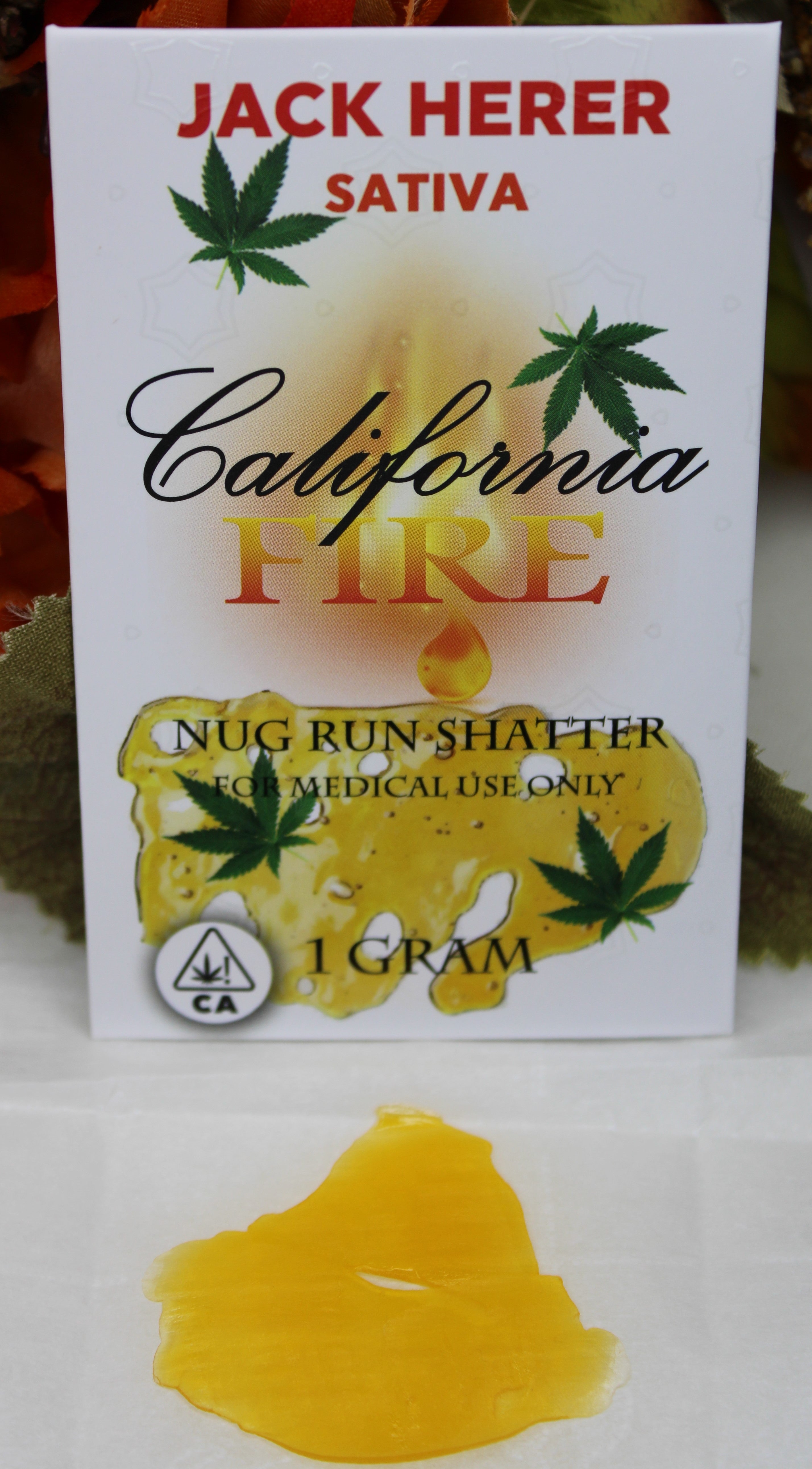 California Fire Nug Run Shatter "Jack Herer" (1g)