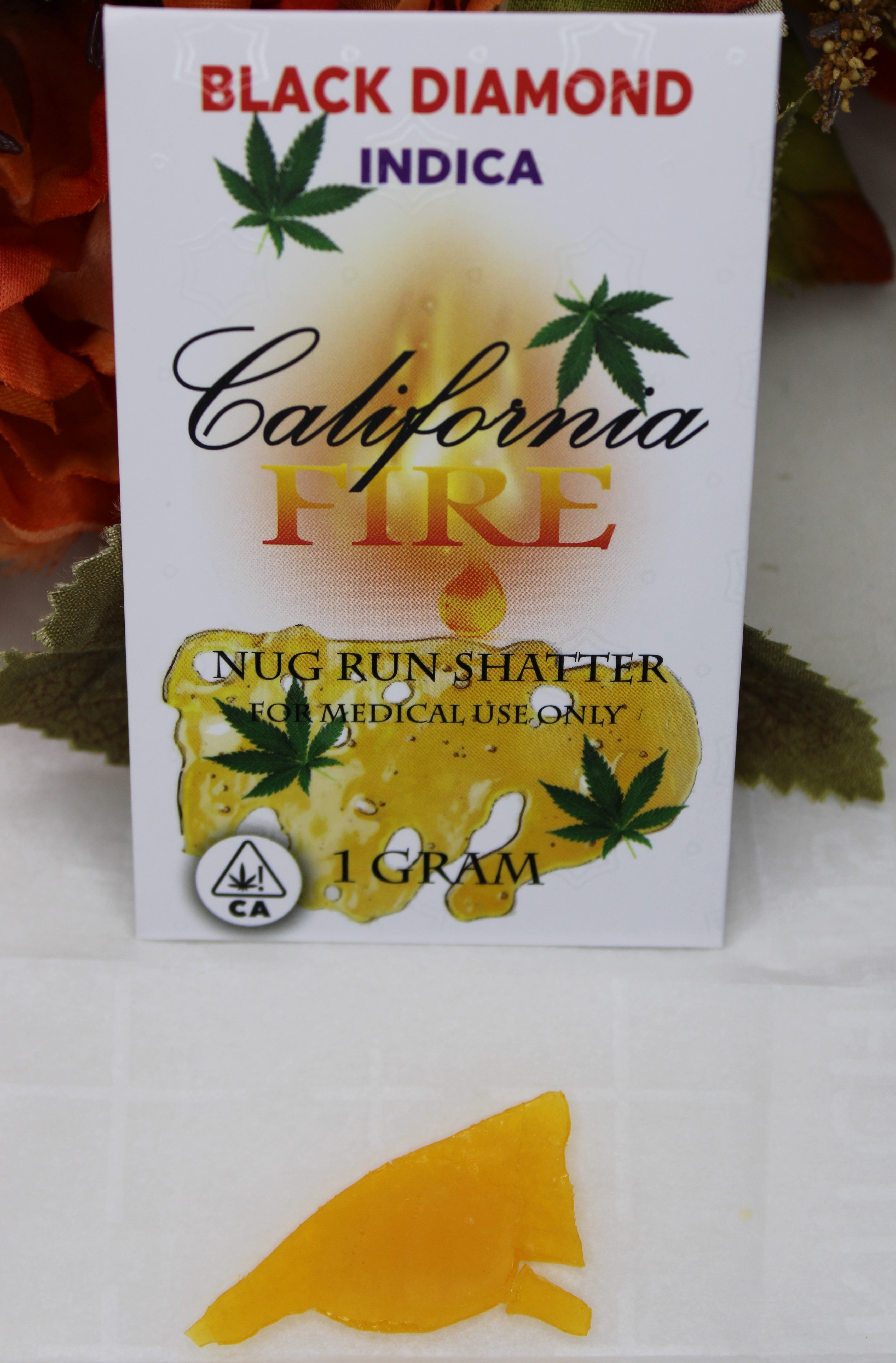 Copy of California Fire Nug Run Shatter "Black Diamond" (1g)