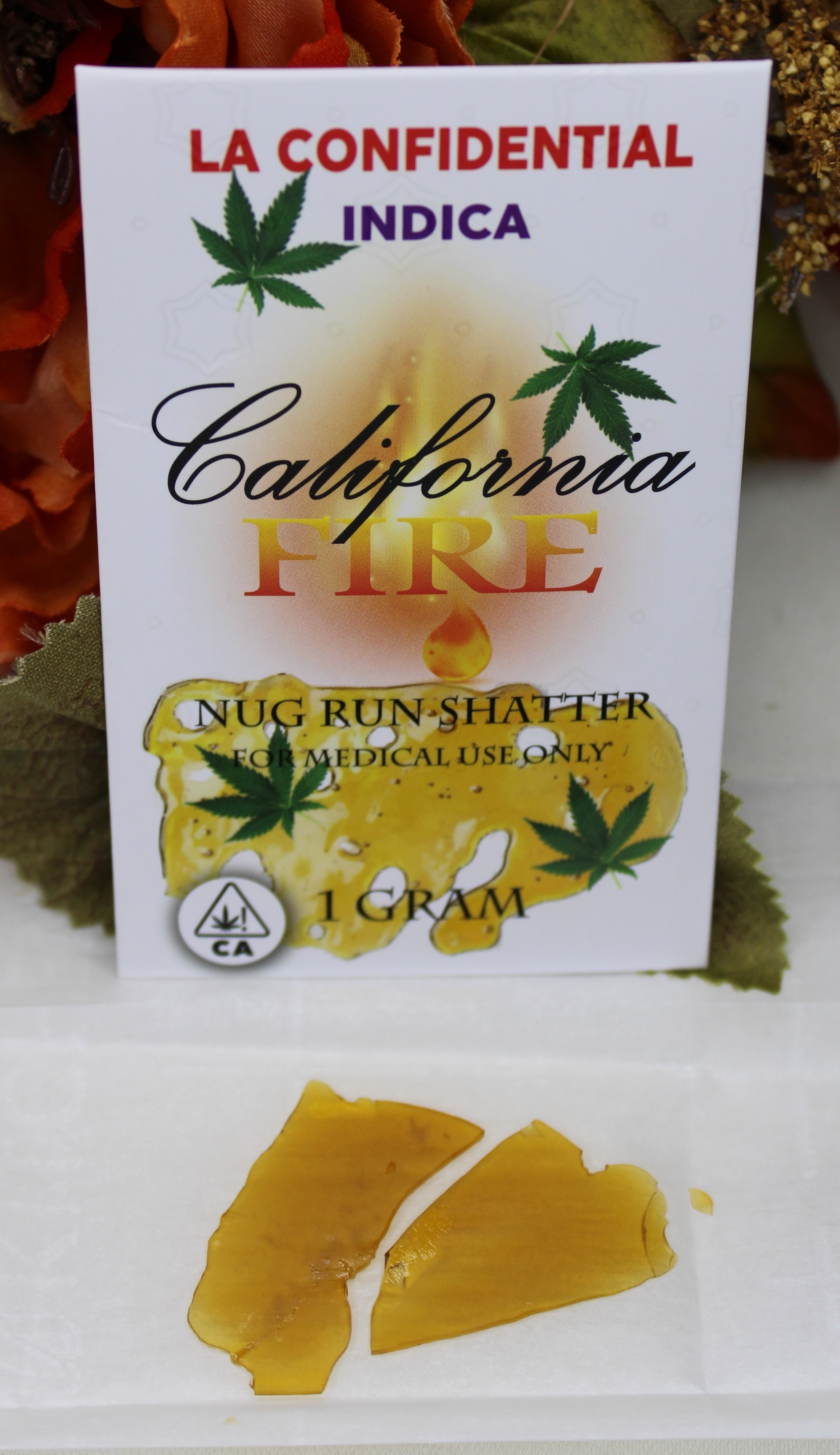 California Fire Nug Run Shatter "La Confidentital" (1g)