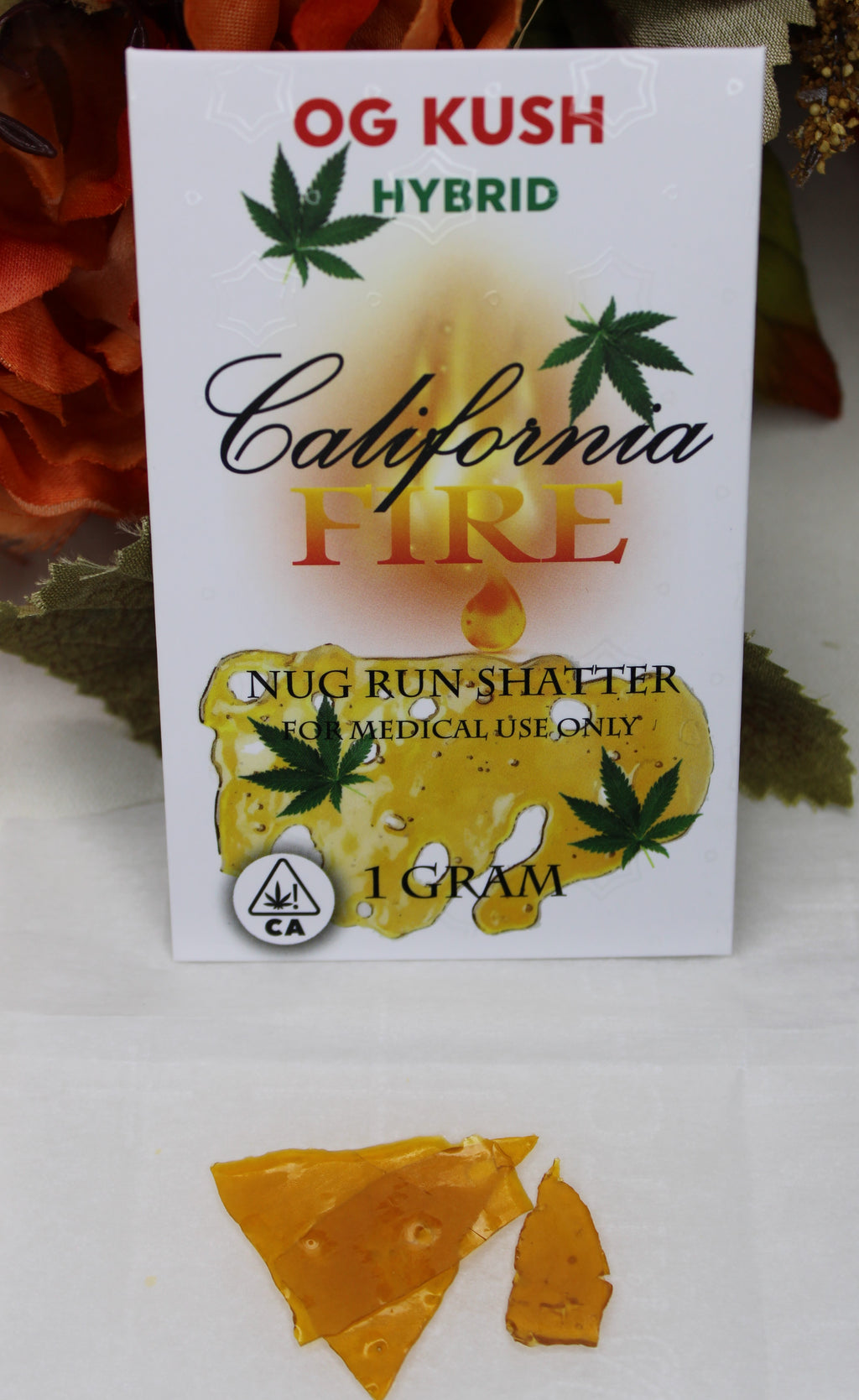 California Fire Nug Run Shatter "OG Kush" (1g)