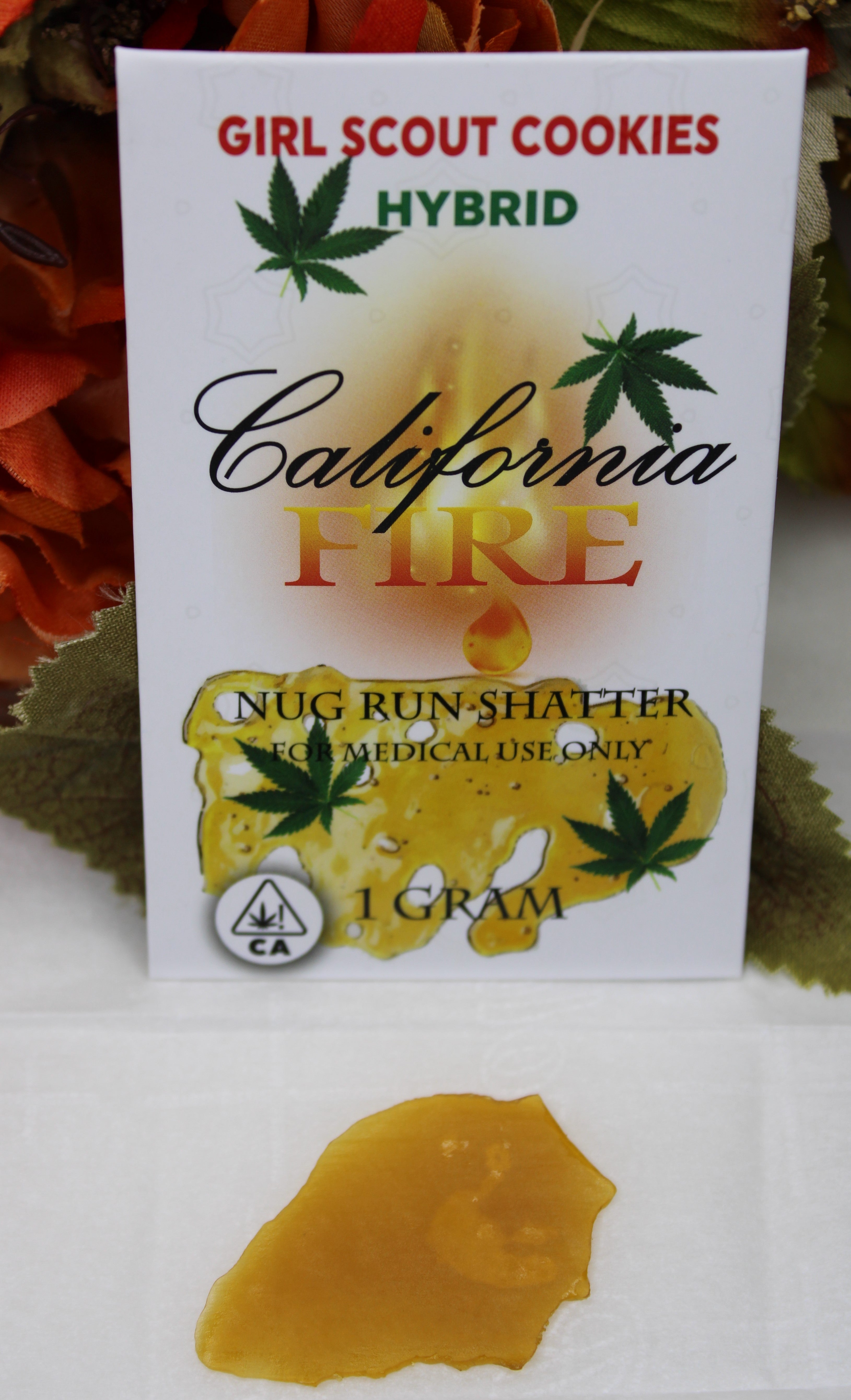 California Fire Nug Run Shatter "GSC" (1g)