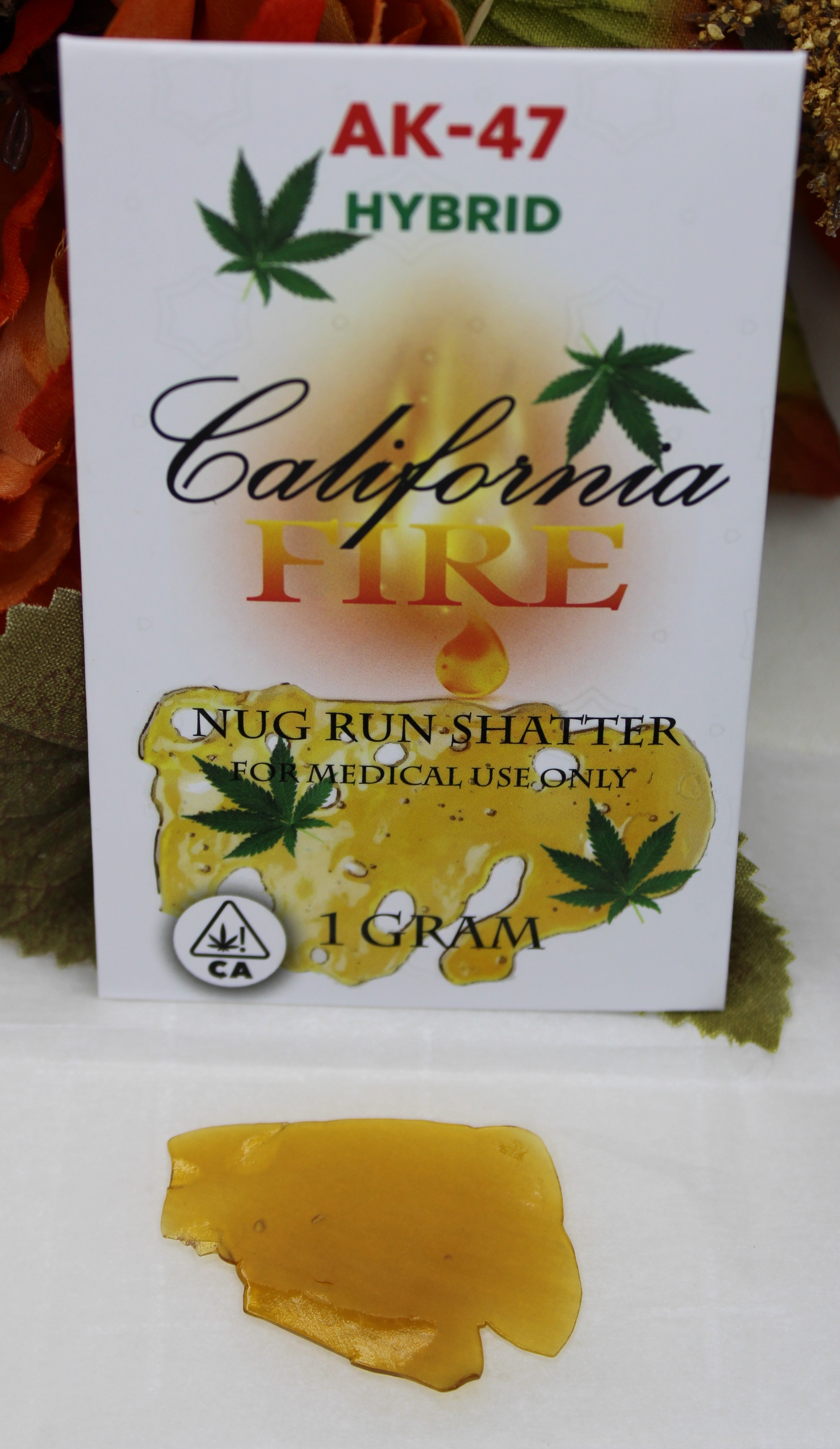 California Fire Nug Run Shatter "AK-47" (1g)