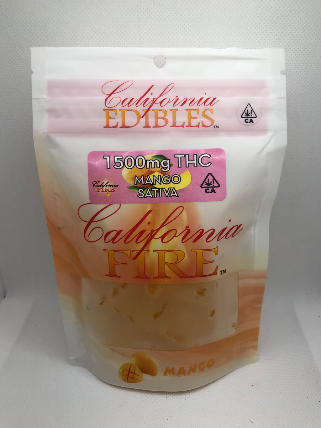 California Fire 1500mg "Mango" Sativa THC Edible