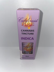 THC TINCTURES CALIFORNIA FIRE 2000 MG INDICA