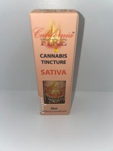 THC TINCTURES CALIFORNIA FIRE 2000 MG SATIVA
