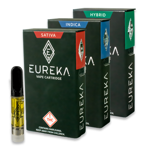 Eureka THC cartridge 1g ATF Hybrid Greenmedsupply Eureka THC cartridge 1g ATF Hybrid Greenmedsupply