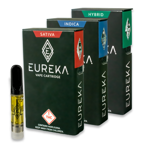 Eureka THC cartridge 1g ATF Hybrid Greenmedsupply Eureka THC cartridge 1g ATF Hybrid Greenmedsupply